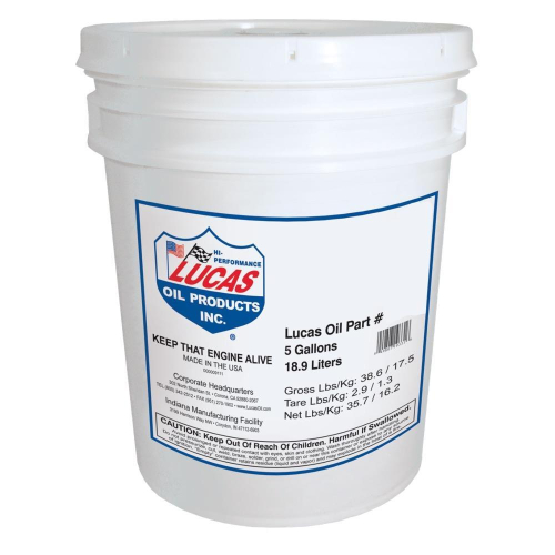 Lucas Oil - Lucas Oil Gear Oil - 75W140 - 5 Gallons - 10796