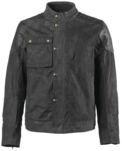 RSD - RSD Truman Perforated Waxed Cotton Jacket - 0801-0273-0053 - Black - Medium