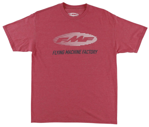 FMF Racing - FMF Racing Stacked T-Shirt - SU7118900-RED-MD - Heather Red - Medium