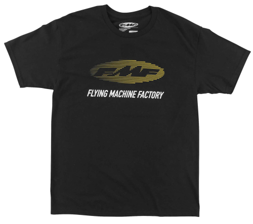 FMF Racing - FMF Racing Stacked T-Shirt - SU7118900-BLK-MD - Black - Medium