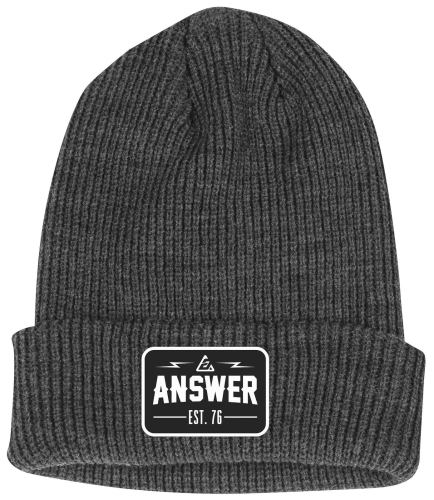 Answer - Answer Flash Beanie - 0405-0410-0200 - Charcoal - OSFM