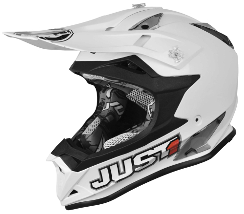 Just 1 - Just 1 J32 Pro Solid Helmet - 6063210181000-05 - White - Large