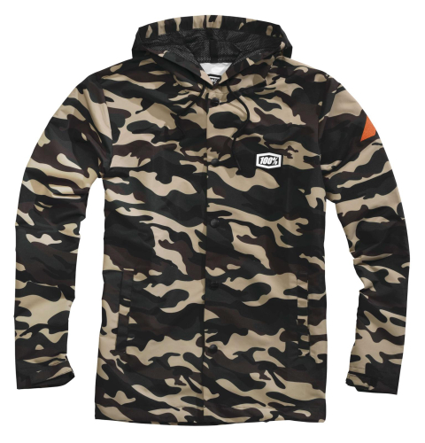 100% - 100% Apache Hooded Jacket - 39006-064-13 - Camo - X-Large