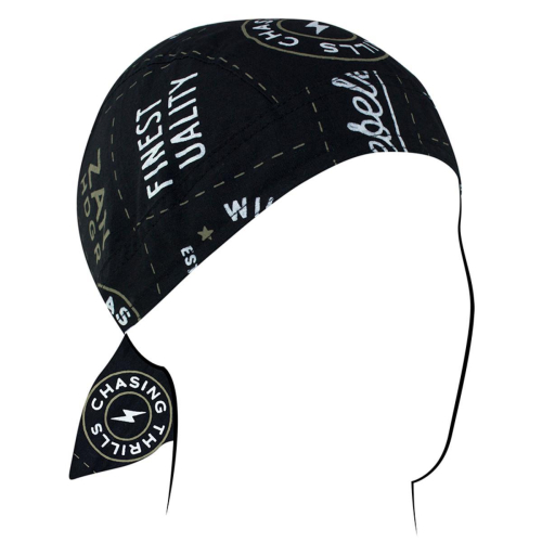 Zan Headgear - Zan Headgear Flydanna Headwrap - Z254 - Black - OSFM