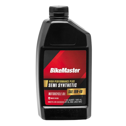 BikeMaster - BikeMaster Semi-Synthetic Oil - 10W40 - 1qt. - 532316