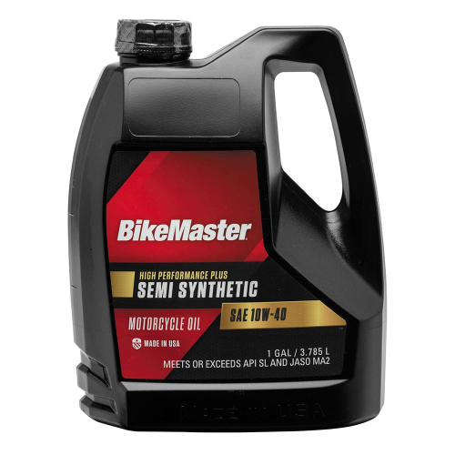 BikeMaster - BikeMaster Semi-Synthetic Oil - 10W40 - 1gal. - 532317