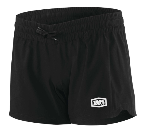 100% - 100% Womens Athletic Shorts - 2600100113 - Black - X-Large