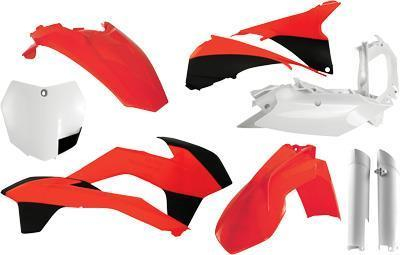 Acerbis - Acerbis Full Plastic Kit - Flo Orange - XF-1-731667