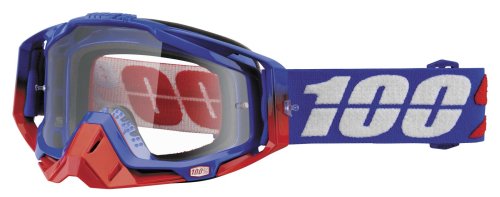 100% - 100% Racecraft Republic Goggles - 5010018702 - Republic / Clear Lens - OSFM