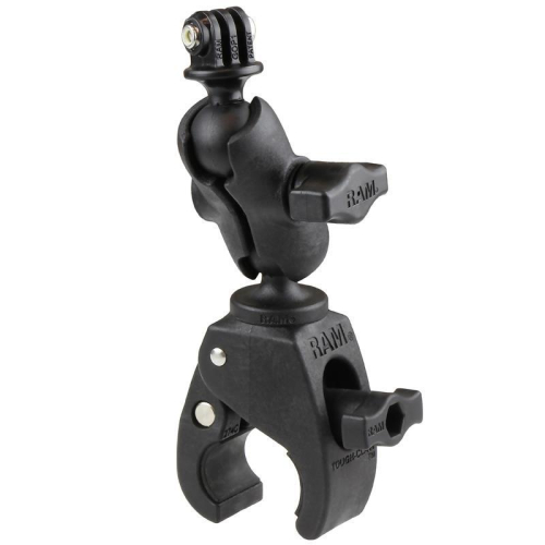 RAM Mounts - RAM Mounts RAM Small Tough-Claw with Short Arm with Custom GoPro/Action Camera Adapter - RAP-B-400-A-GOP1U