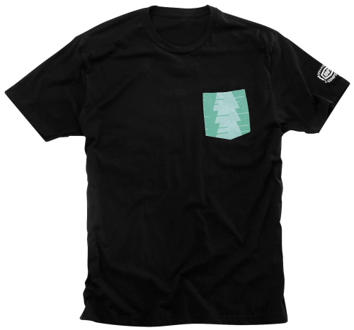 100% - 100% T-Shirt - 3204500112 - Conifer Black - Large