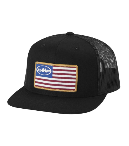 FMF Racing - FMF Racing Stars and Bars Hat - F35196109-BLK - Black - OSFM