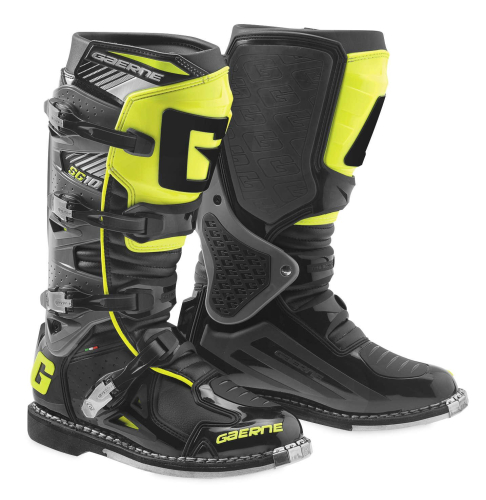 Gaerne - Gaerne SG-10 Boots - 2190-009-14 - Black/Yellow - 14