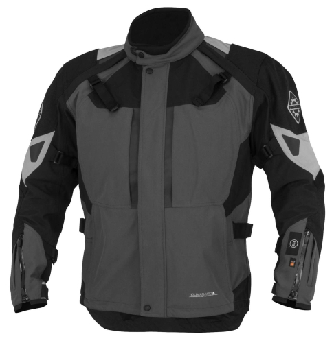 Firstgear - Firstgear 37.5 Kilimanjaro Textile Womens Jacket - FTJ150102W003 - Gray/Black - Large