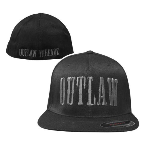 Outlaw Threadz - Outlaw Threadz Outlaw Hat - BOS01 - Black/Charcoal - OSFM