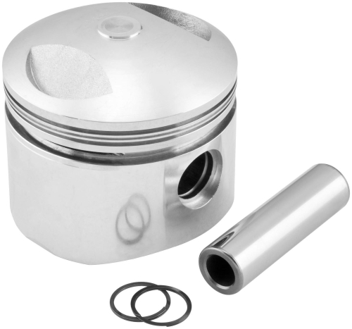 Twin Power - Twin Power 74in. Knucklehead/Panhead/Shovelhead Cast Piston - .010 Oversize - HR10803 MOS2 +.010