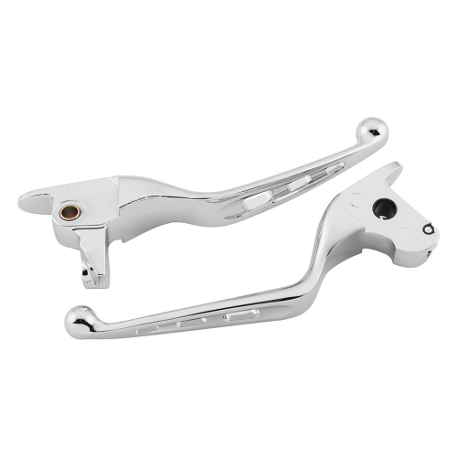 Bikers Choice - Bikers Choice Tri-Hole Lever Set - Chrome - 491154