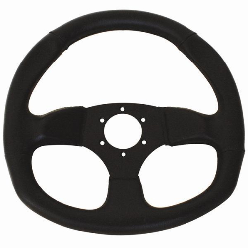 Dragonfire Racing - Dragonfire Racing D Shaped Steering Wheel (6-Bolt) - Vinyl - 04-0004