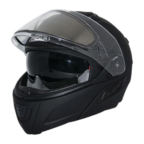 Zox - Zox Condor SVS Solid Snow Helmet with Dual Lens Shield - 88-D30855 - Matte Black - X-Large