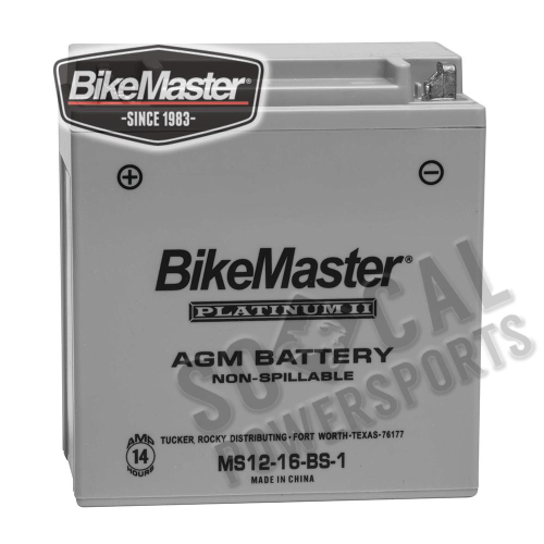 BikeMaster - BikeMaster AGM Platinum II Battery - 780771