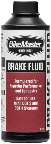 BikeMaster - BikeMaster DOT 4 Brake Fluid - 8oz. - 531857