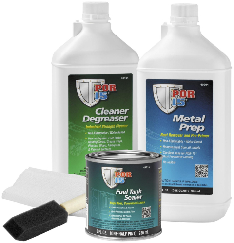 Absolute Coatings - Absolute Coatings Por-15 Cycle Fuel Tank Repair Kit - 49229