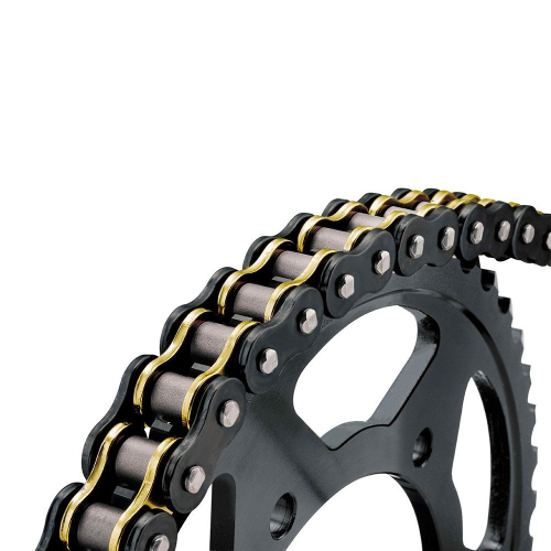 BikeMaster - BikeMaster 530 BMOR Series Chain - 120 Links - Black/Gold - 197291