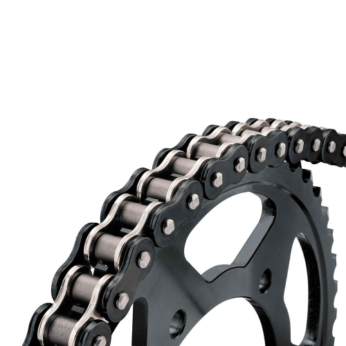 BikeMaster - BikeMaster 530 BMOR Series Chain - 130 Links - Black/Chrome - 197294