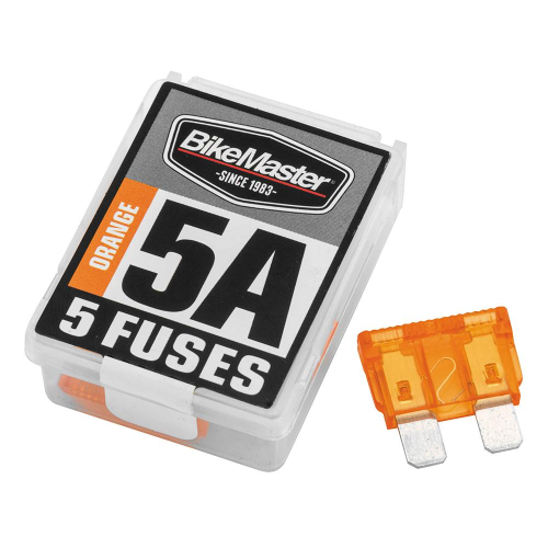 BikeMaster - BikeMaster Standard Blade Fuse - 5 Amp Orange - 152429