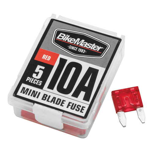 BikeMaster - BikeMaster Mini Blade Fuse - 10 Amp Red - 152444