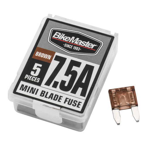 BikeMaster - BikeMaster Mini Blade Fuse - 7.5 Amp Brown - 152443