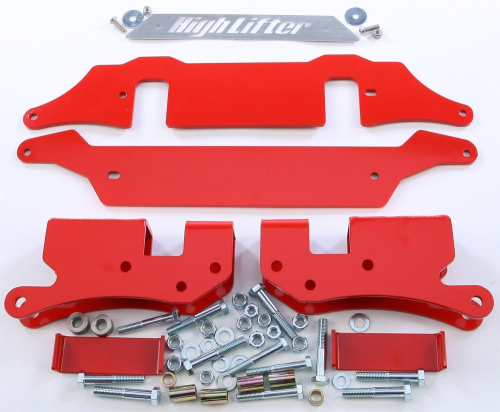 High Lifter Products - High Lifter Products Signature Series Lift Kit - 3-5in. Lift - Red - PLK1RZR-50-R