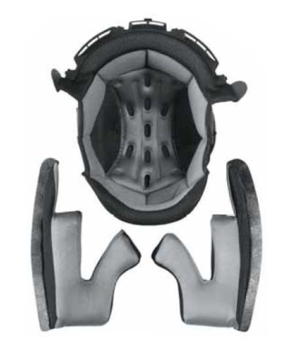 Answer - Answer Helmet Liner Set for Evolve - Black - Lg - 454713