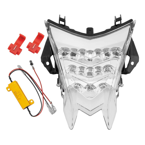 BikeMaster - BikeMaster Integrated Taillight - Clear Lens - 261908