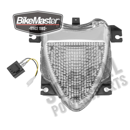 BikeMaster - BikeMaster Integrated Taillight - Clear Lens - 261786