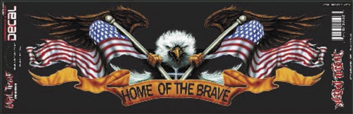 Lethal Threat - Lethal Threat Home of the Brave Decal - LT02086