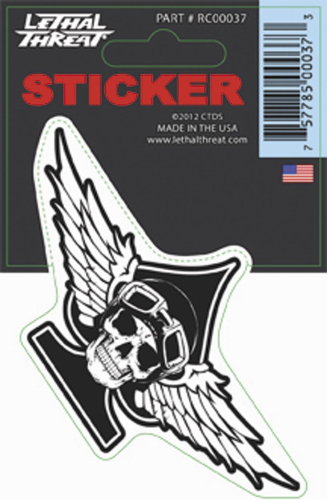 Lethal Threat - Lethal Threat Motorwork Skull Decal - RC00037