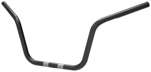 Khrome Werks - Khrome Werks 1in. Heritage Handlebar - Dimpled and Drilled - Black - 300804