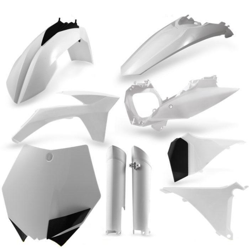 Acerbis - Acerbis Full Plastic Kit - White - 2205270002