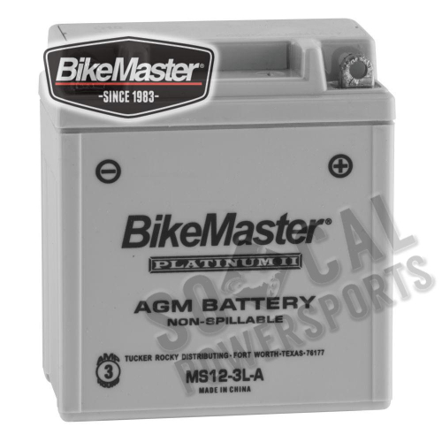 BikeMaster - BikeMaster AGM Platinum II Battery - MS12-3L-A