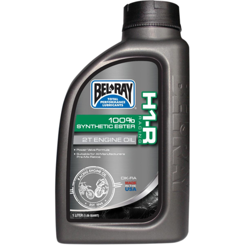 Bel-Ray - Bel-Ray H1-R Racing 100% Synthetic Ester 2T Engine Oil - 379ml. - 99280-B379W