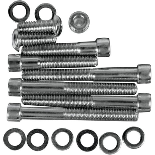 Colony - Colony Oil Pump Mount Chrome Socket-Head Bolt Set - Knurled - 9762-16