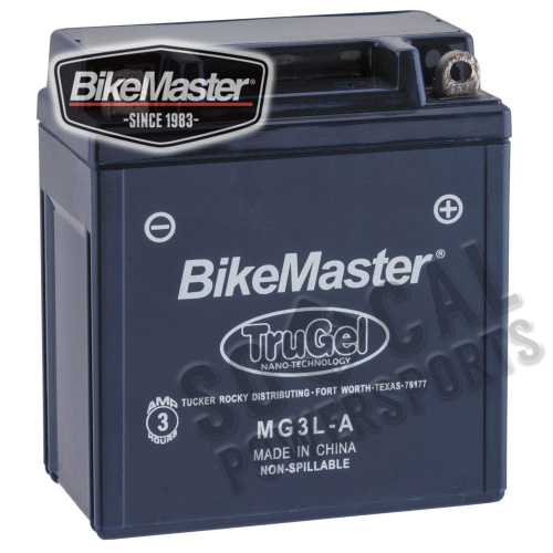 BikeMaster - BikeMaster TruGel Battery - HB3L-B-GEL