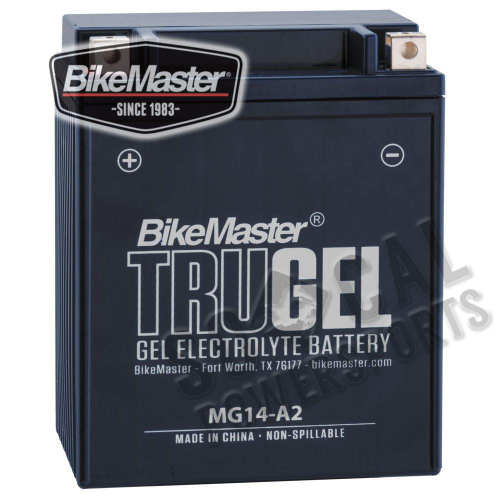 BikeMaster - BikeMaster TruGel Battery - MG14-A2