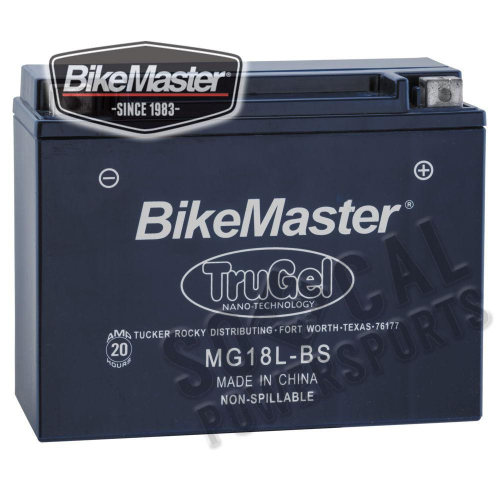 BikeMaster - BikeMaster TruGel Battery - MG18L-BS