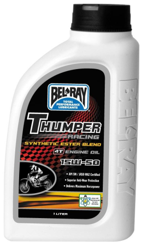 Bel-Ray - Bel-Ray Thumper Racing Synthetic Ester Blend 4T Engine Oil - 10W40 - 4L. - 96262-BT4LN