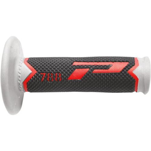 Pro Grip - Pro Grip 788 Triple Density Grips - Gray/Red - 788GBRD