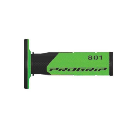 Pro Grip - Pro Grip 801 Hybrid Duo-Density Cross Grips - Black/Green - 801BKGN