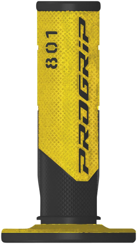 Pro Grip - Pro Grip 801 Hybrid Duo-Density Cross Grips - Black/Yellow - 801BKYL