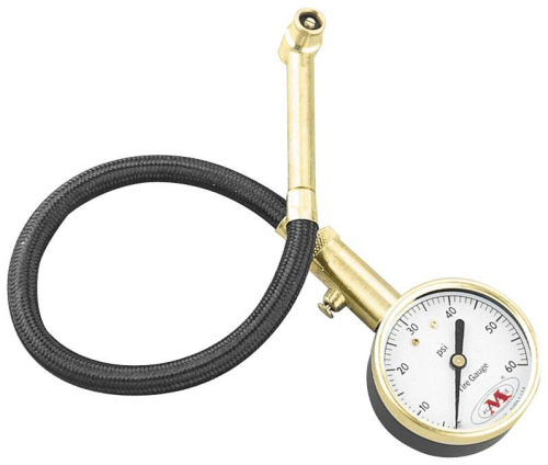 Accugage - Accugage Tire Pressure Gauge with Hose - 0-15 psi 1/4 Incr. - RA15X